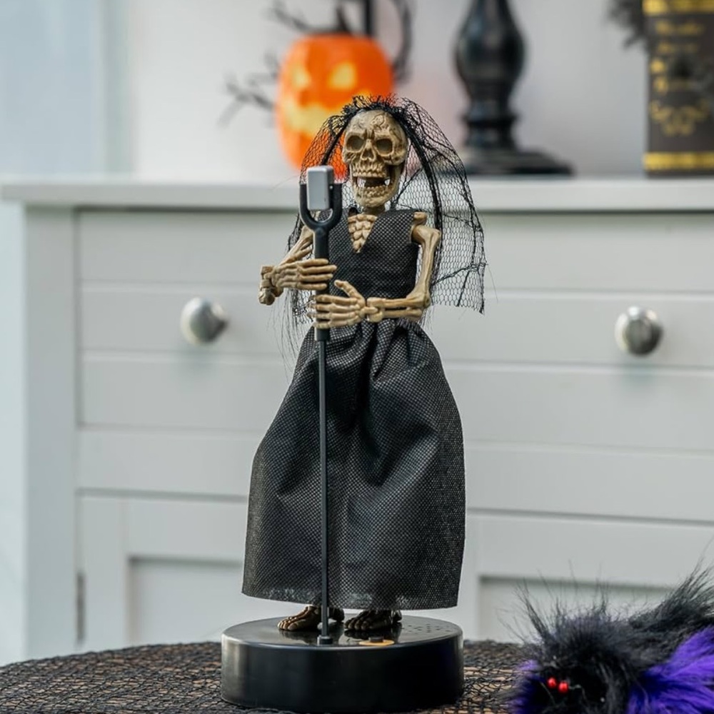 🎃dancing halloween skeleton bride